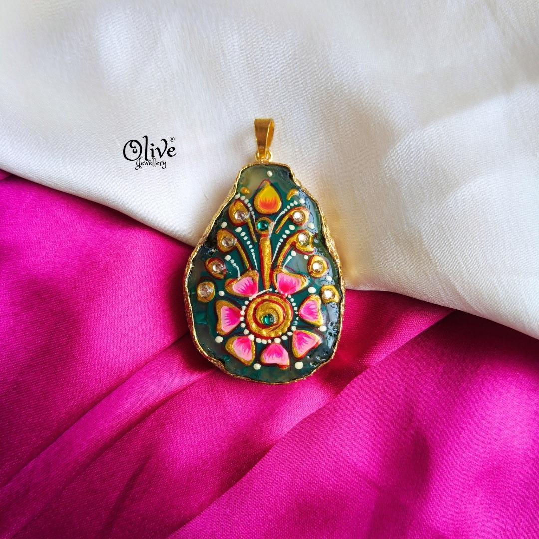 Natural Stone Pendant-1123