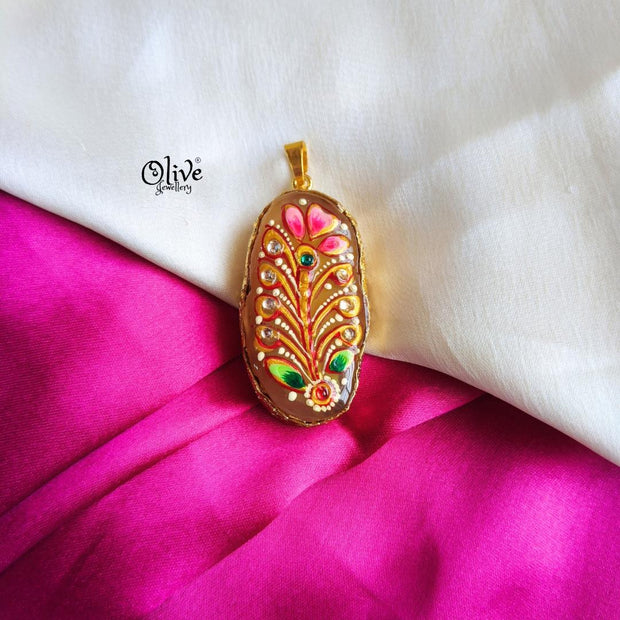 Natural Stone Pendant-1127