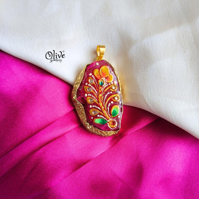 Natural Stone Pendant-1128