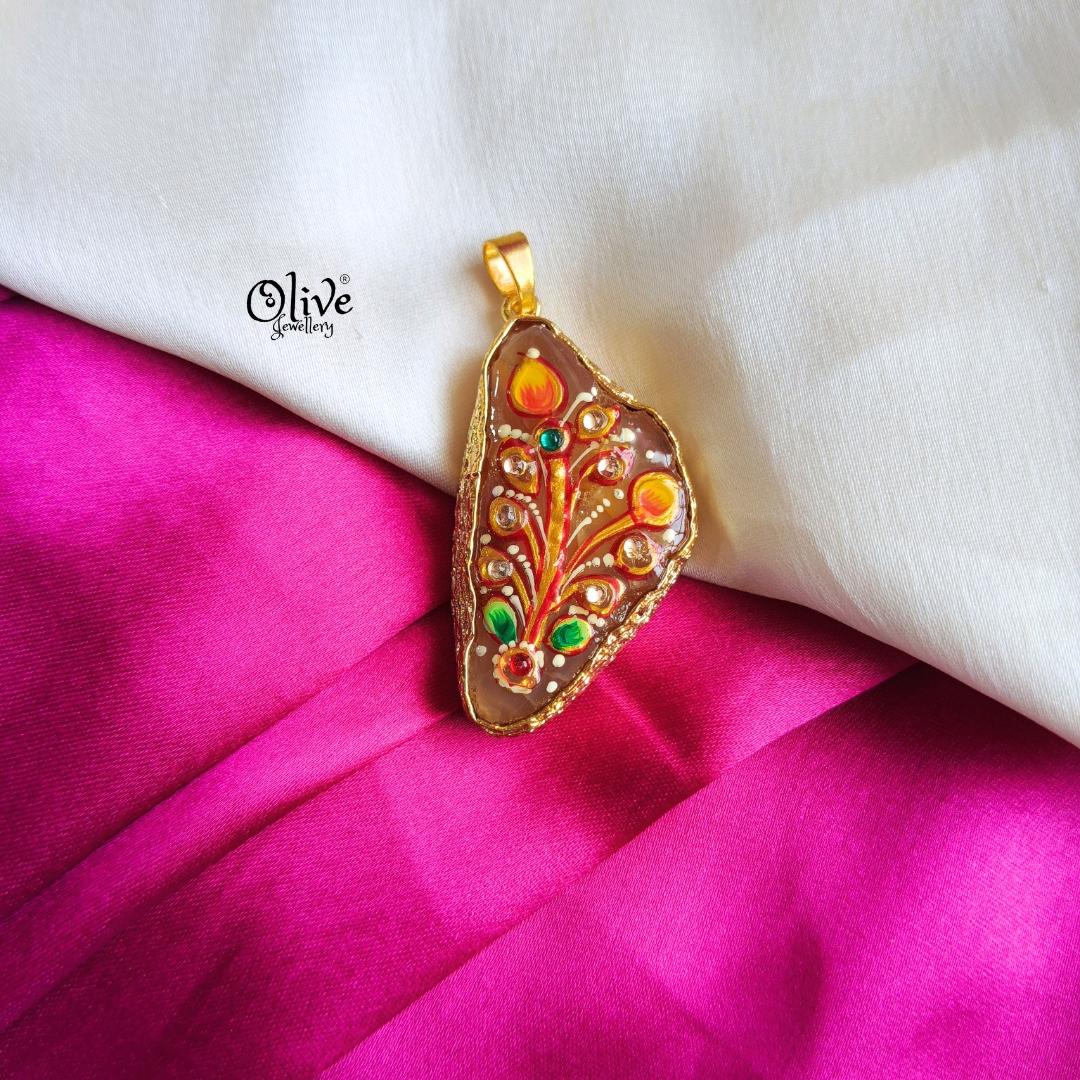 Natural Stone Pendant-1129
