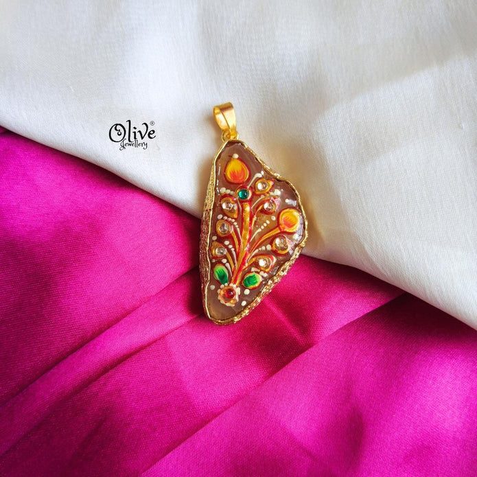 Natural Stone Pendant-1129