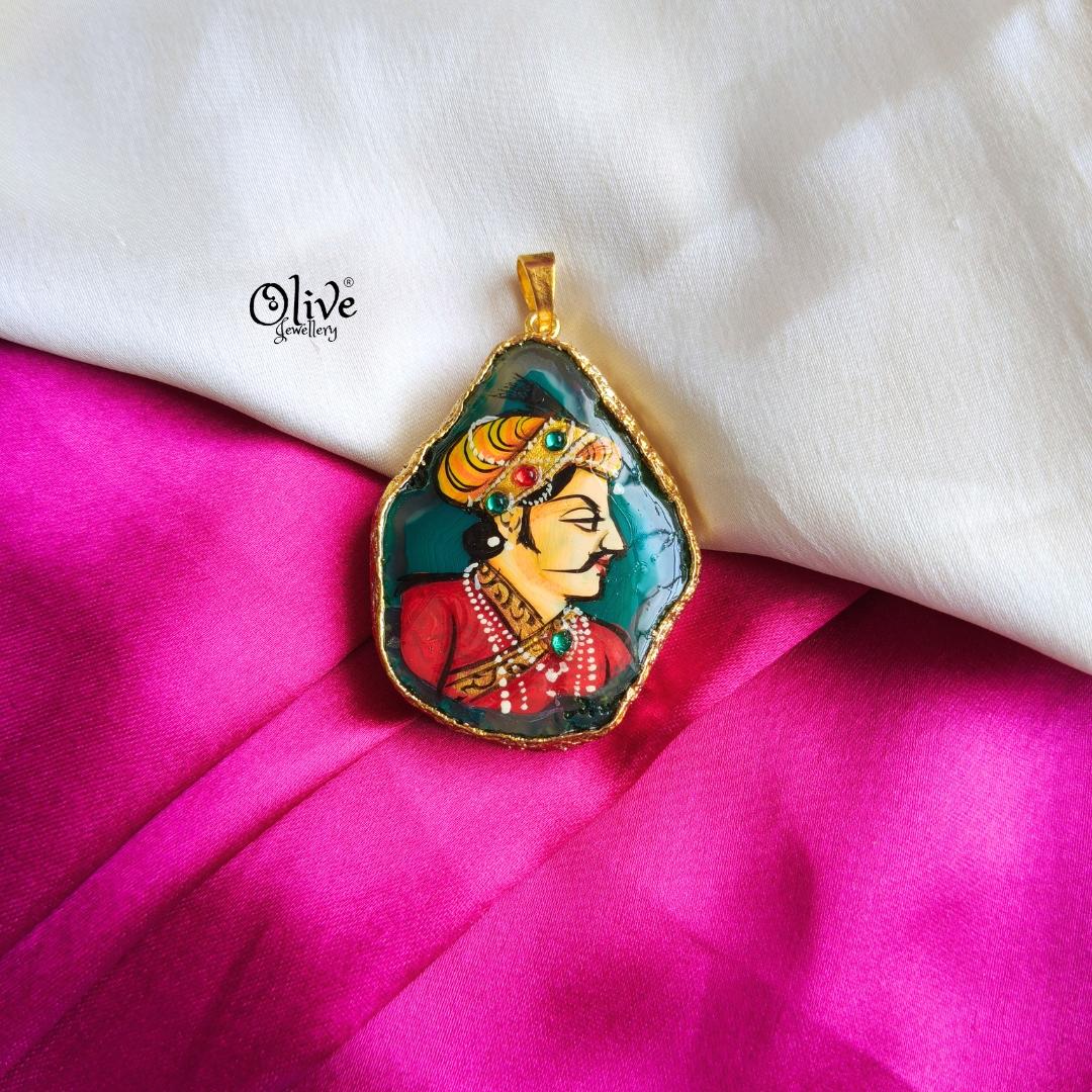 Natural Stone Pendant-1130