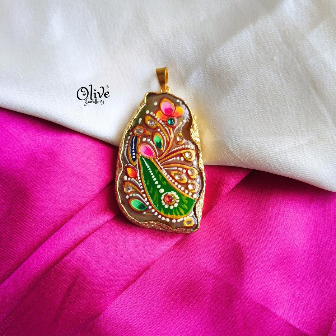 Natural Stone Pendant-1131