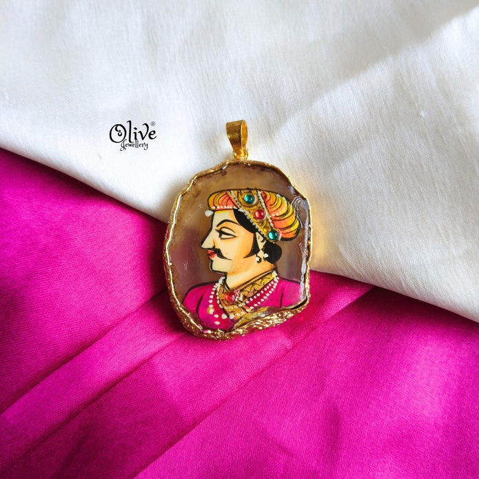 Natural Stone Pendant-1132