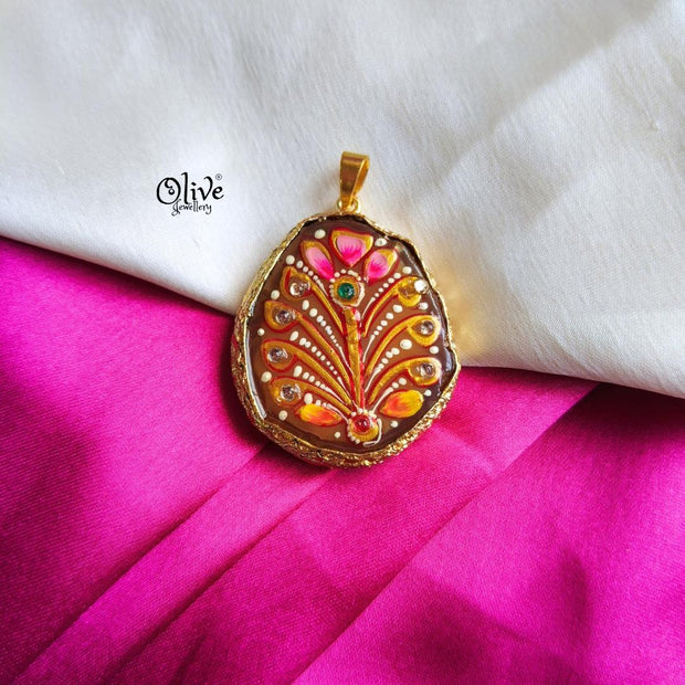 Natural Stone Pendant-1136