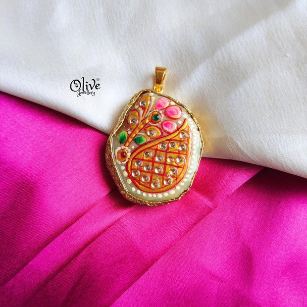 Natural Stone Pendant-1137
