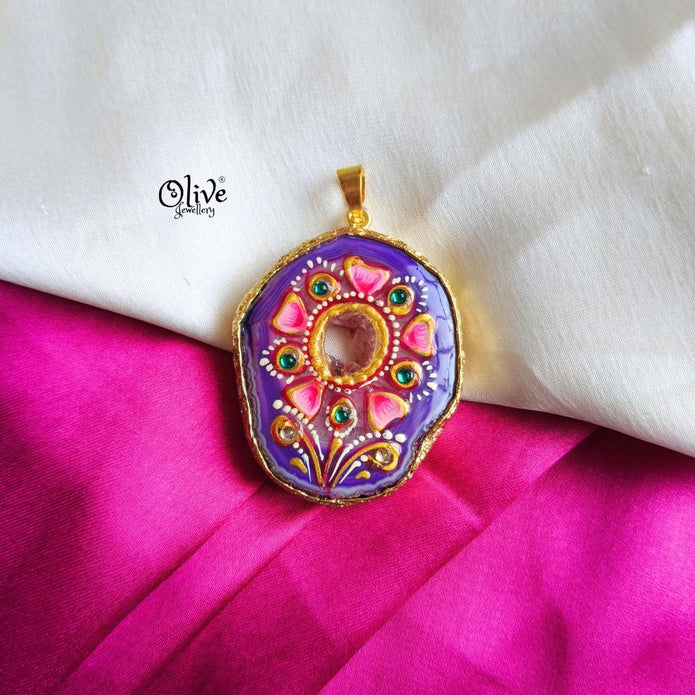 Natural Stone Pendant-1139