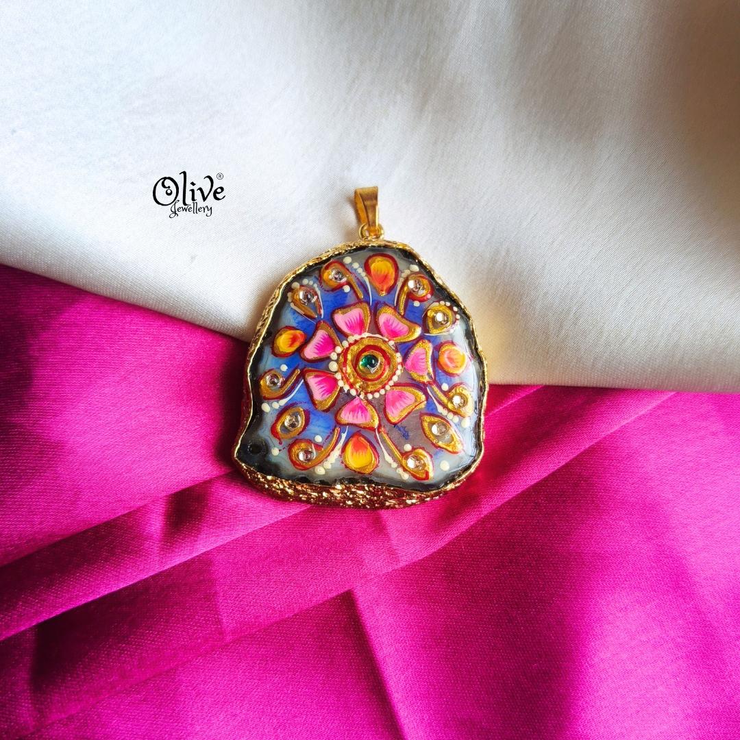 Natural Stone Pendant-1145