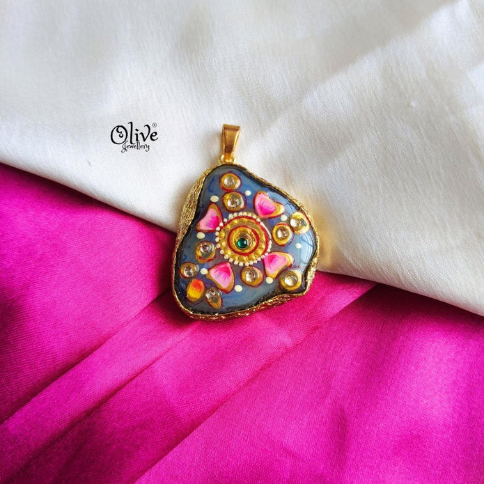 Natural Stone Pendant-1083