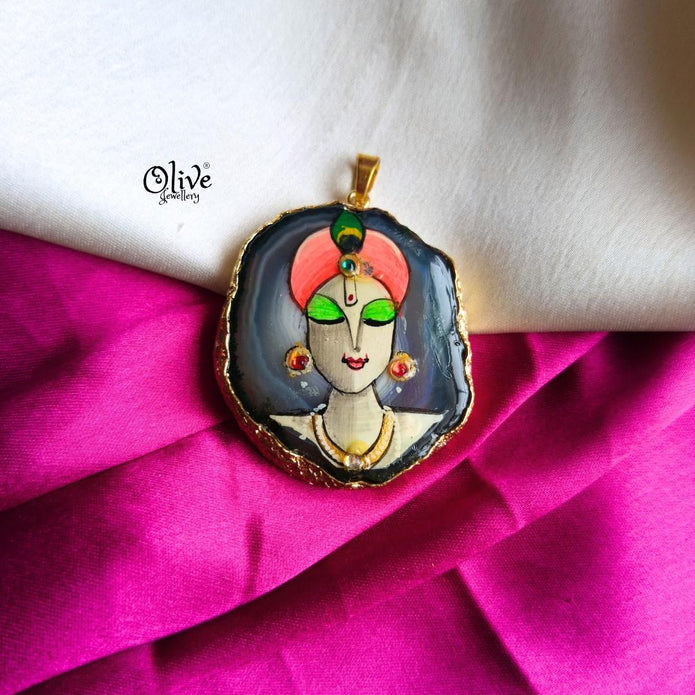 Natural Stone Pendant-1146