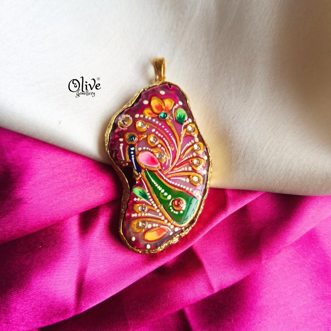 Natural Stone Pendant-1147