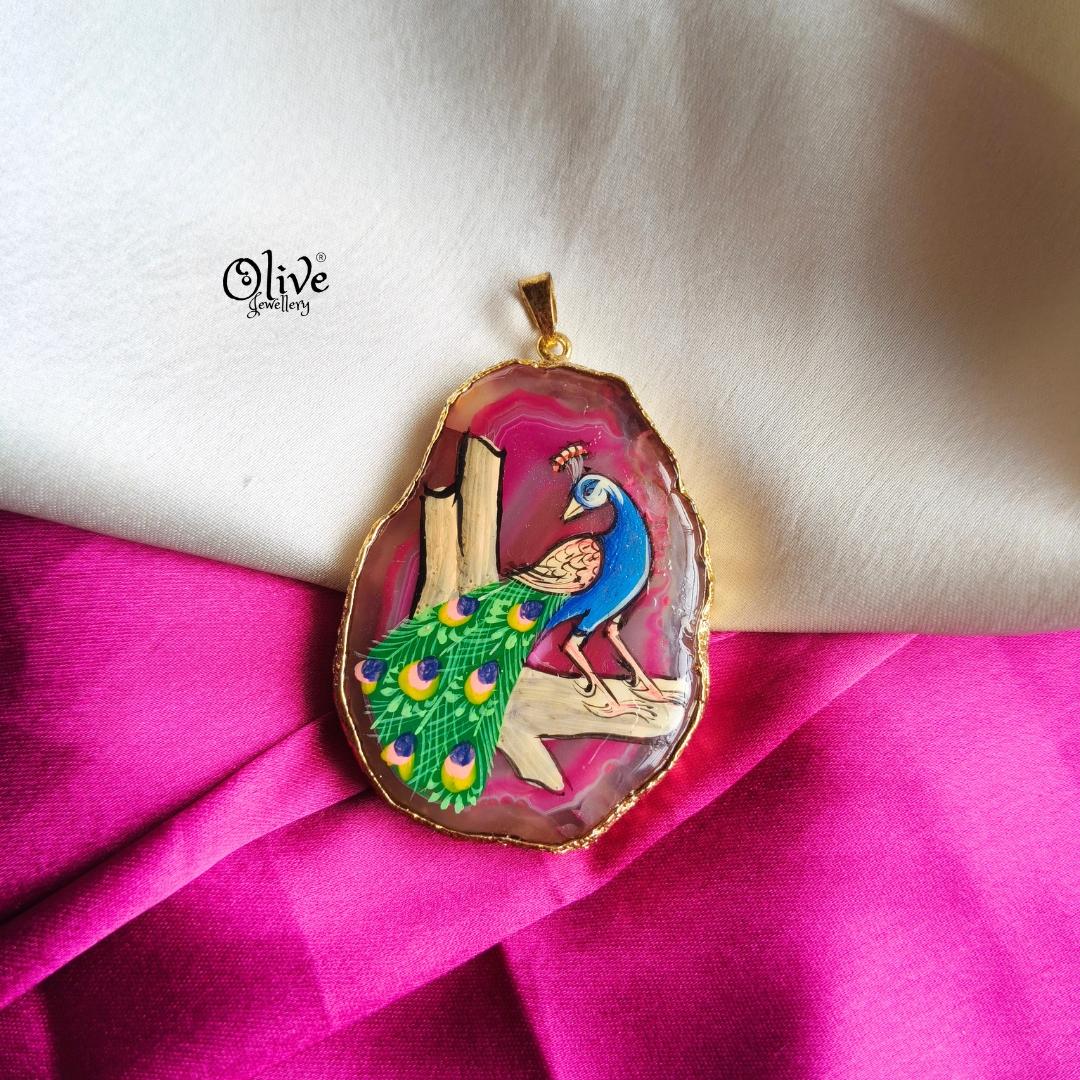 Natural Stone Pendant-1149