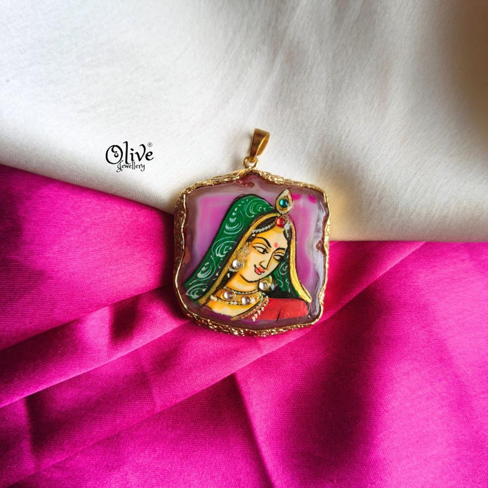 Natural Stone Pendant-1150