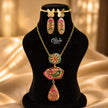 Tanjore Three Step Pendant Set -1175