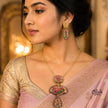 Tanjore Three Step Pendant Set -1176