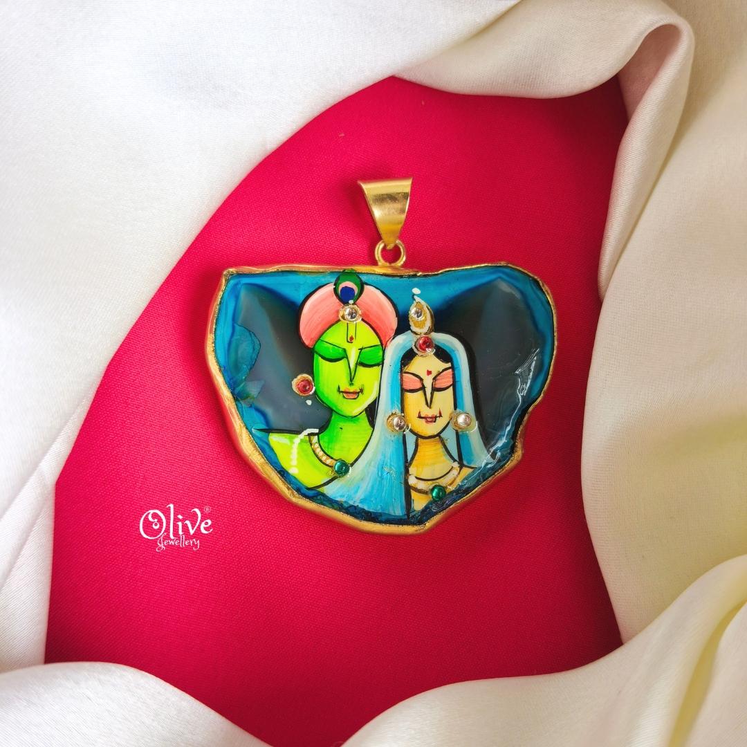 Natural Stone Pendant-1196