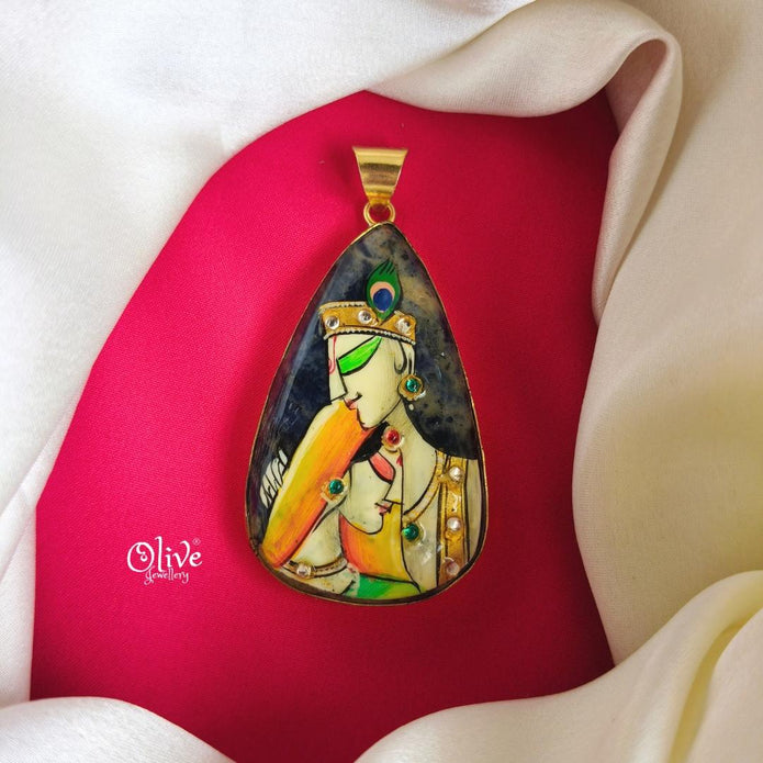 Natural Stone Pendant-1197