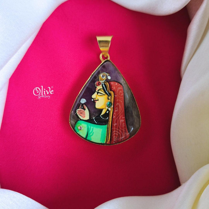 Natural Stone Pendant-1199