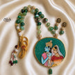 Natural Stone Tanjore Pendant-1253