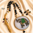 Natural Stone Tanjore Pendant-1260