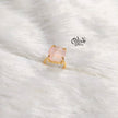 Natural Stones Finger Rings - Claw Fitting - Rough Shape - Medium