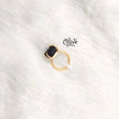 Natural Stones Finger Rings - Claw Fitting - Rough Shape - Medium