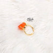 Natural Stones Finger Rings - Claw Fitting - Rough Shape - Medium