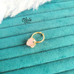Colour Crystals Finger Rings - Claw Fitting - Rough Shape