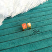 Natural Stone Finger Rings - Claw Fitting - Rough Shape - Single Stone with Pearl