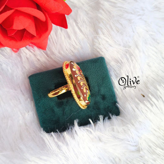 Natural Stone Tanjor Finger Rings - 81