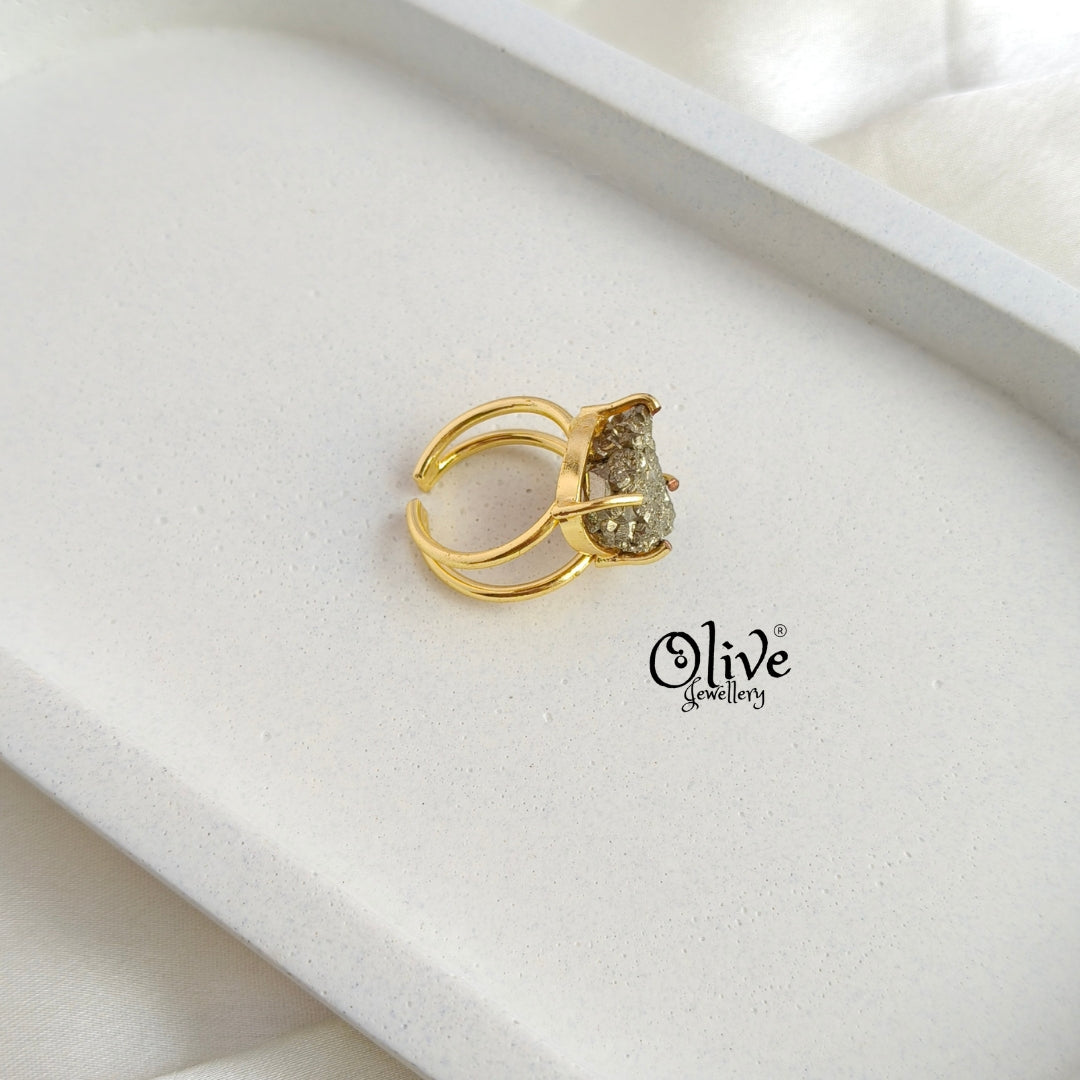 Natural Stone Finger Rings - Claw Fitting - Single Stone