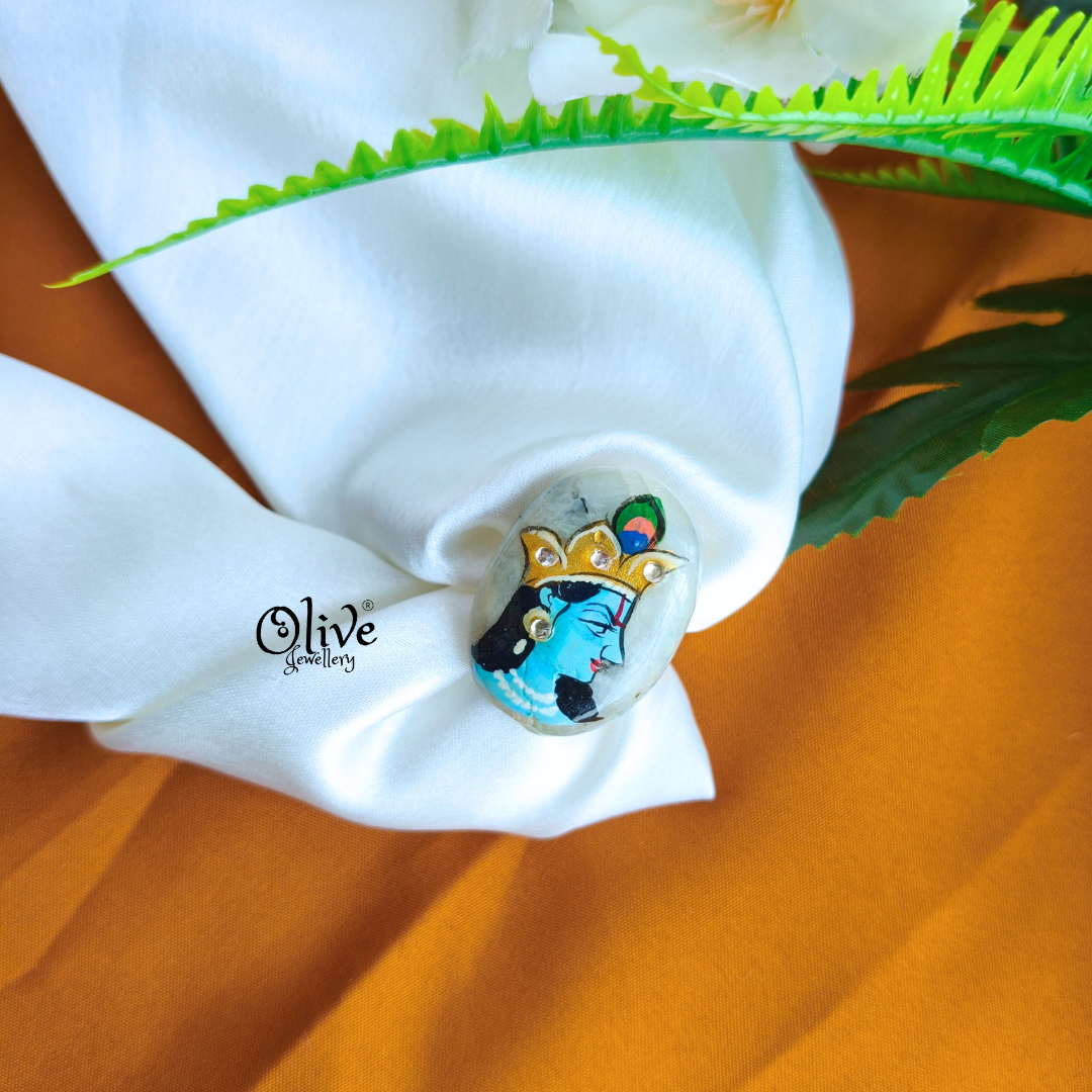 Natural Stone Tanjor Finger Rings - 88