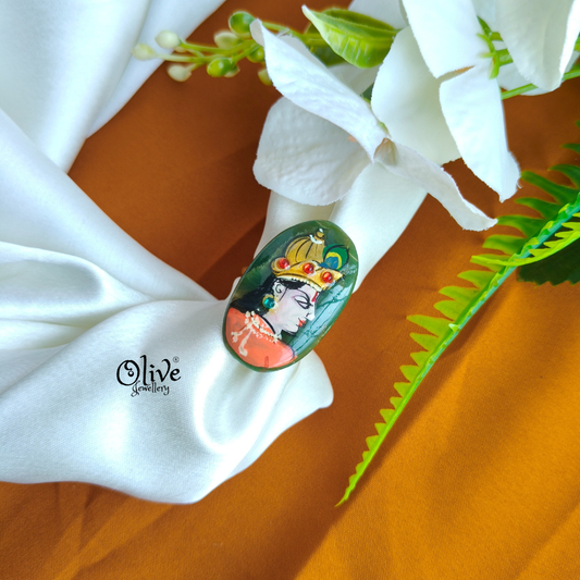 Natural Stone Tanjor Finger Rings - 90