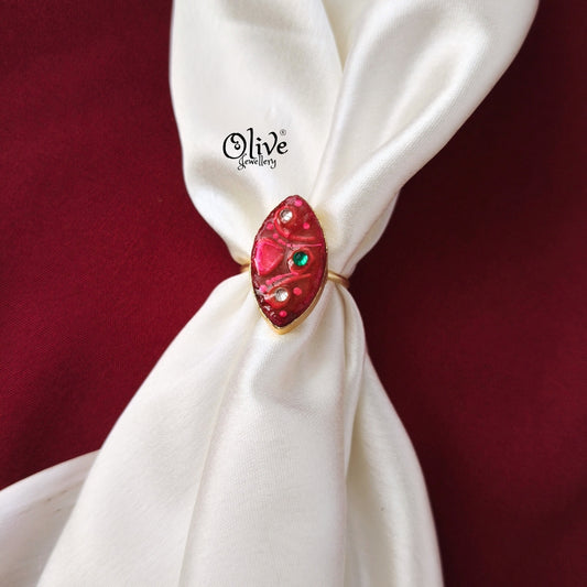 Natural Stone Tanjor Finger Rings -95