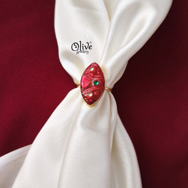 Natural Stone Tanjor Finger Rings -95