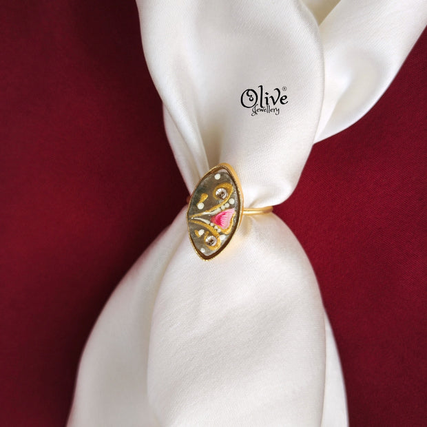 Natural Stone Tanjor Finger Rings -96
