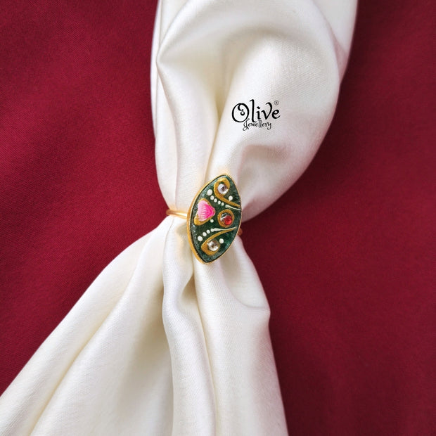 Natural Stone Tanjor Finger Rings -97