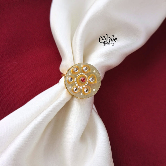 Natural Stone Tanjor Finger Rings -103