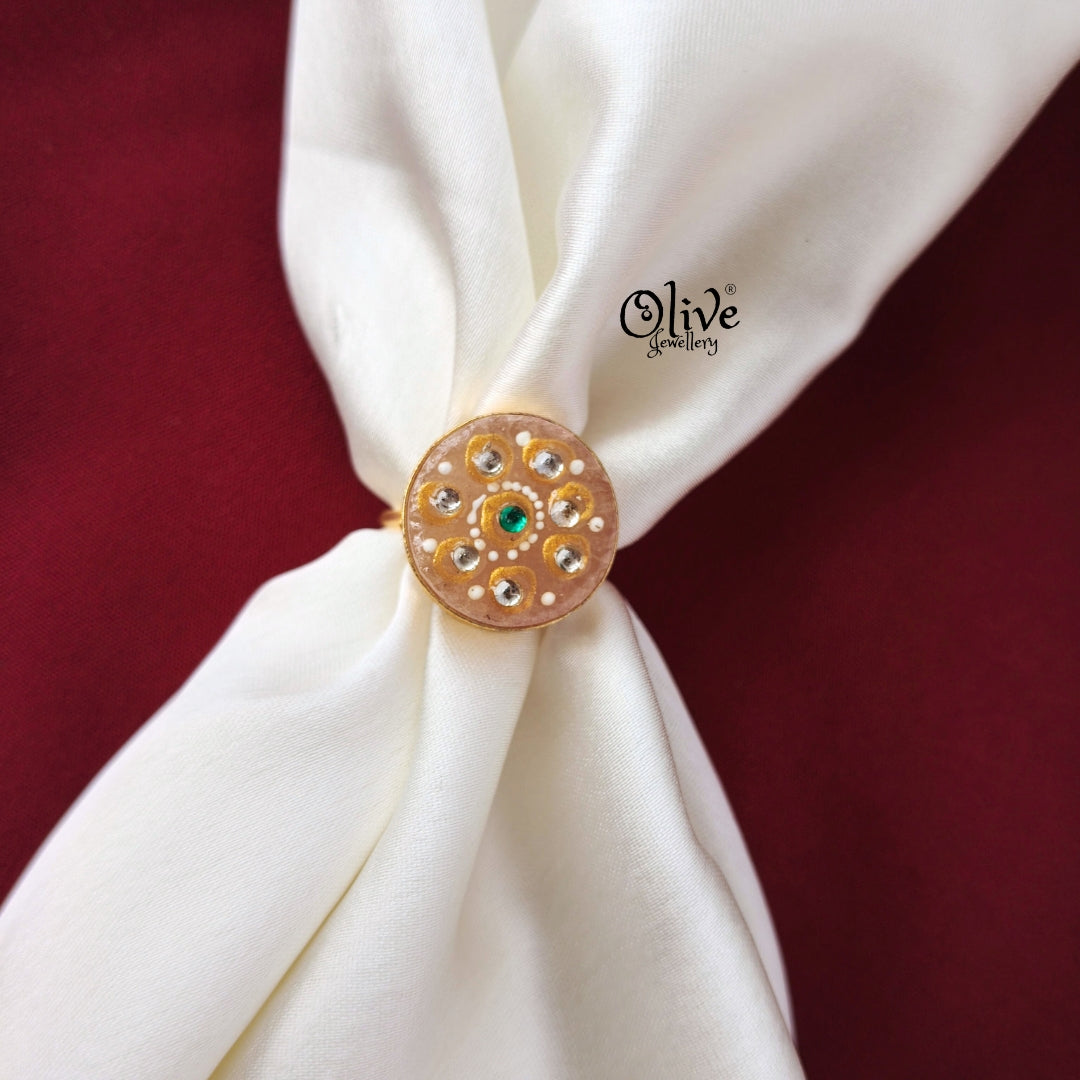 Natural Stone Tanjor Finger Rings -105