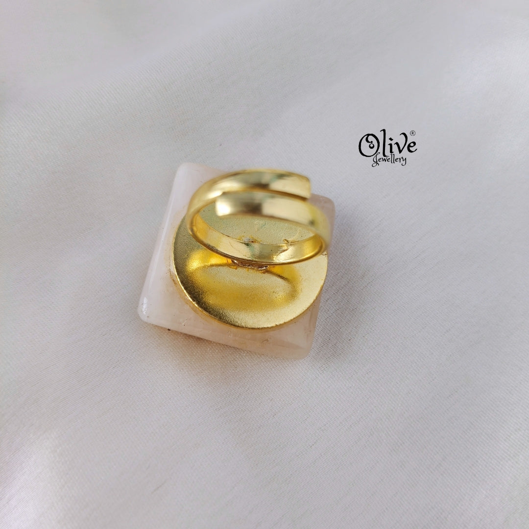 Natural Stone Tanjor Finger Rings -112