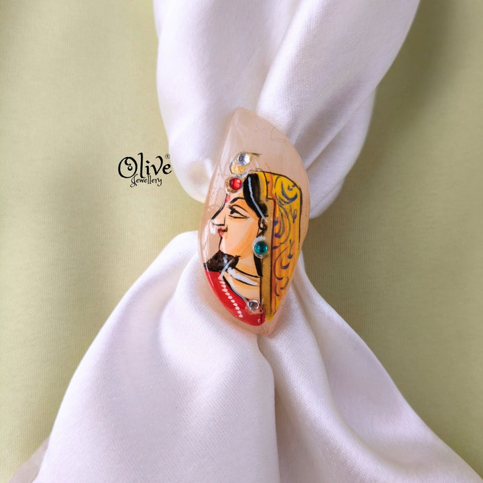 Natural Stone Tanjor Finger Rings -114