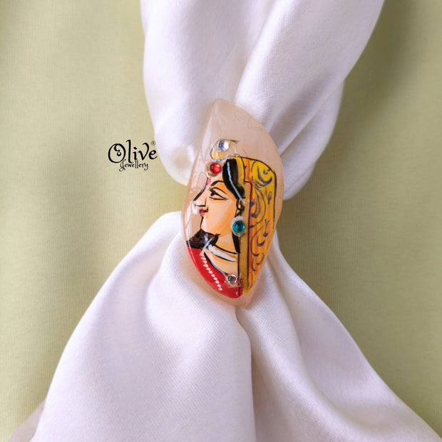 Natural Stone Tanjor Finger Rings -114