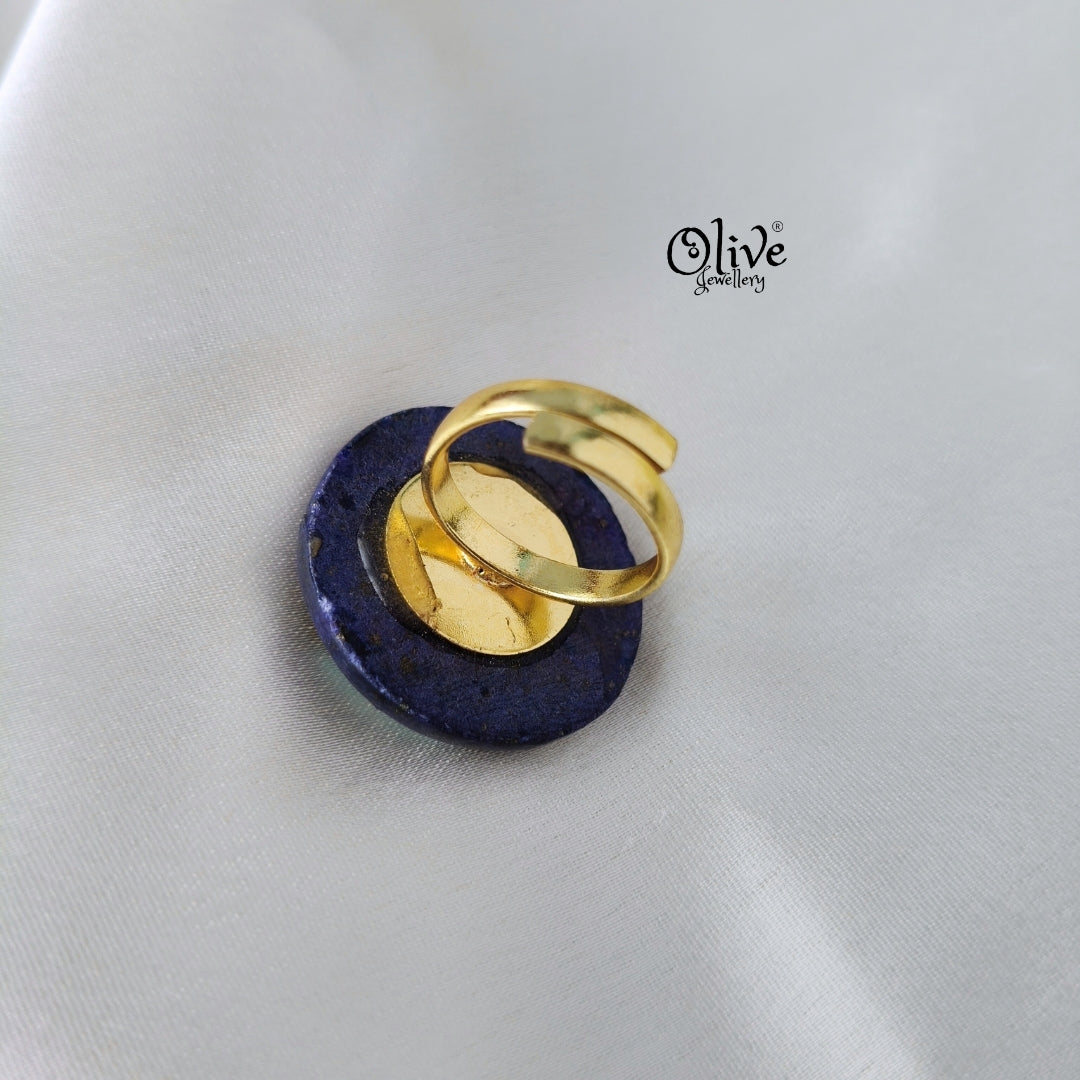 Natural Stone Tanjor Finger Rings -115
