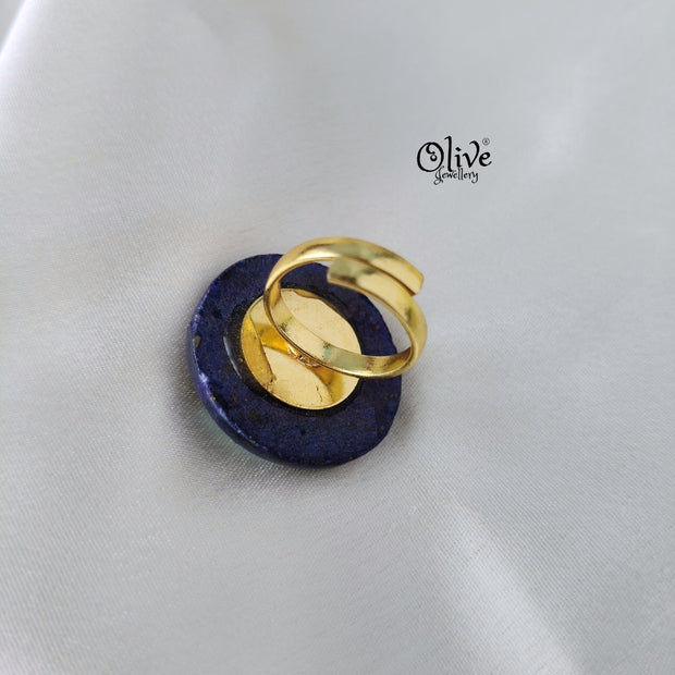 Natural Stone Tanjor Finger Rings -115