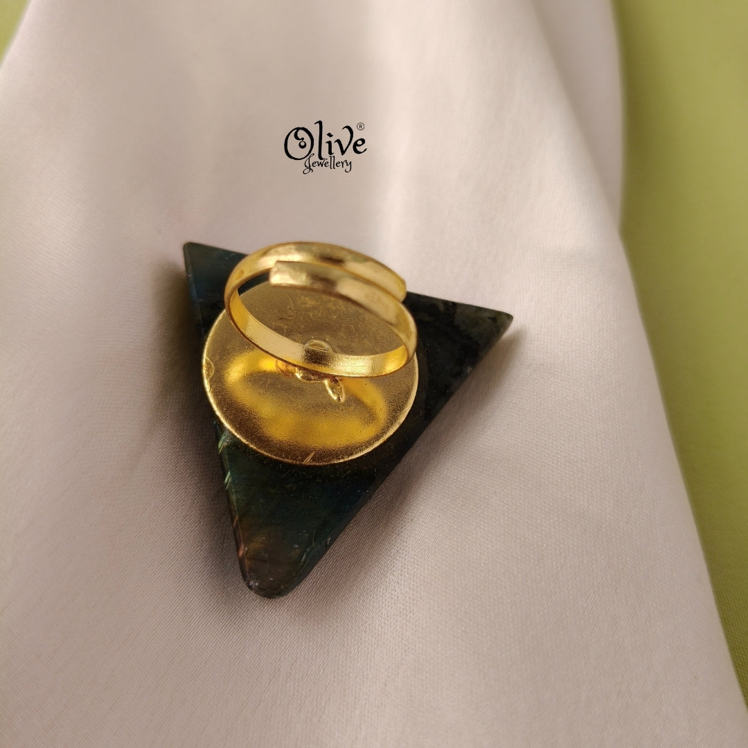 Natural Stone Tanjor Finger Rings -122