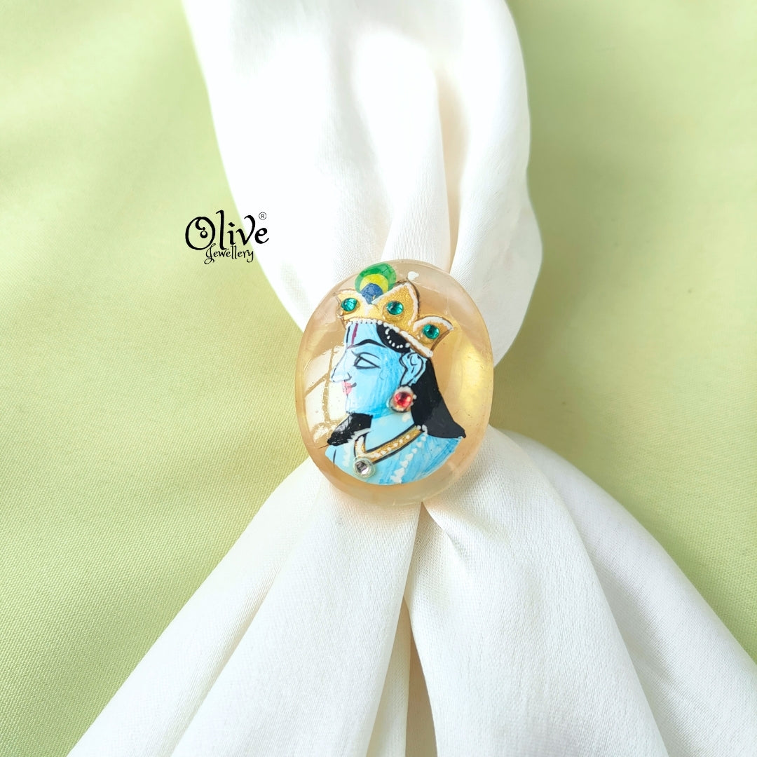 Natural Stone Tanjor Finger Rings -133