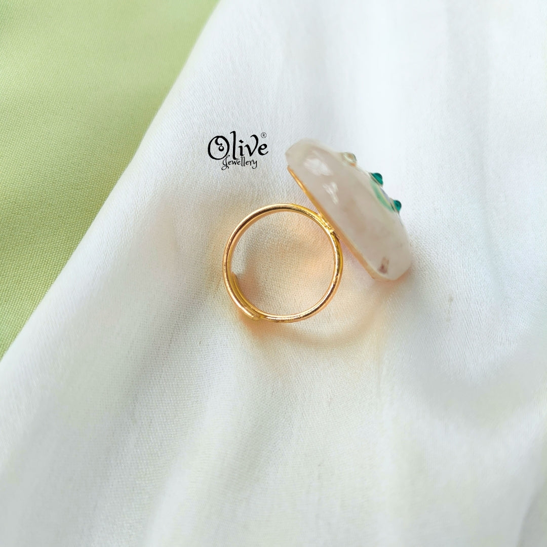Natural Stone Tanjor Finger Rings -132