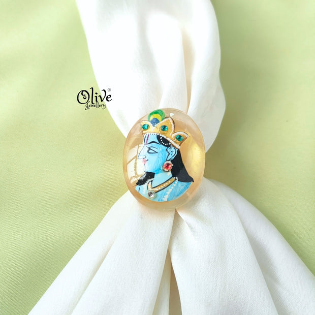 Natural Stone Tanjor Finger Rings -133