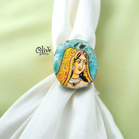 Natural Stone Tanjor Finger Rings -134
