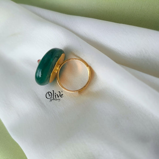 Natural Stone Tanjor Finger Rings -134